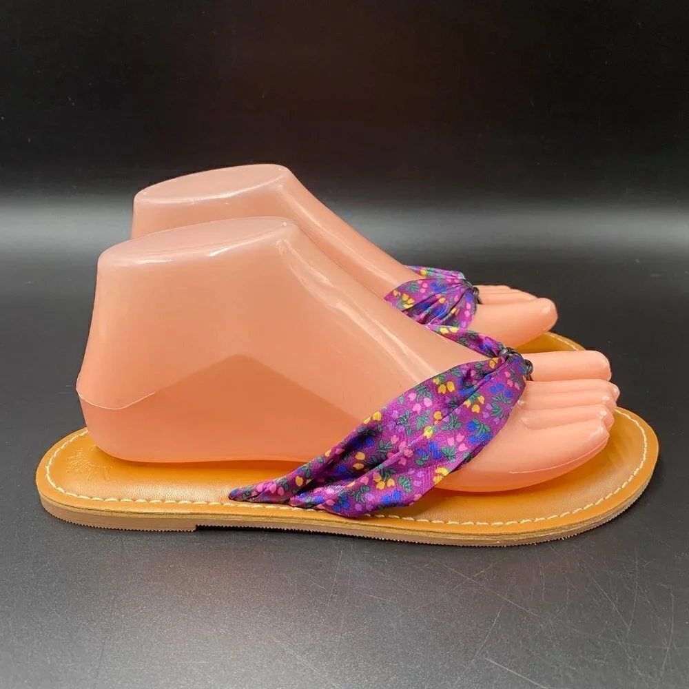 Matilda Jane Flip Flop Sandals Purple Size 8
